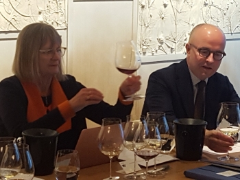 Jancis Robinson et Laurent Delaunay